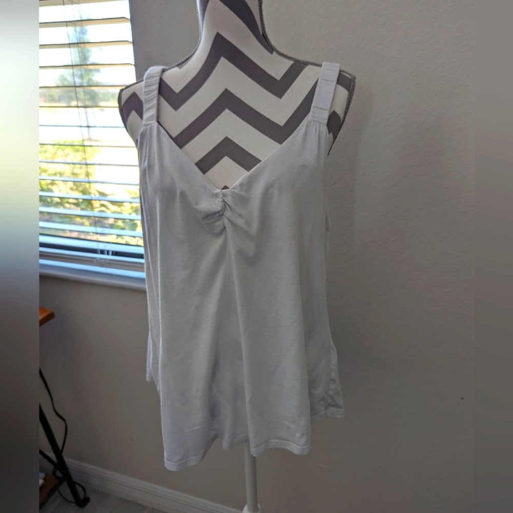 Soft Surroundings Figure forgiving white tank top
